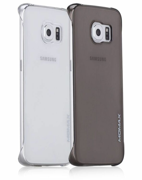 Пластиковая накладка MOMAX Clear Breeze для Samsung Galaxy S6 edge (G925) - Black: фото 2 з 6