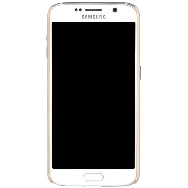 Пластиковая накладка NILLKIN Frosted Shield для Samsung Galaxy S6 (G920) - Gold: фото 3 из 17