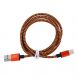Дата-кабель UniCase Type-C Woven Style - Orange (CA-0619O). Фото 2 из 2