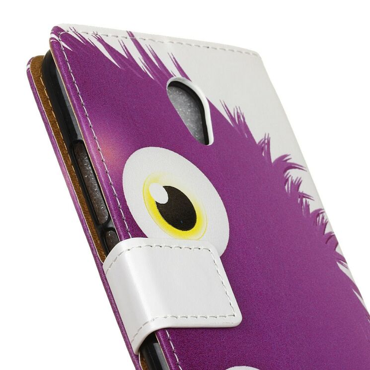 Чохол-книжка Deexe Color Wallet для Meizu M5 Note - Purple Monster: фото 3 з 7