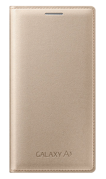 Чехол Flip Cover для Samsung Galaxy A3 (A300) EF-FA300BFEGRU - Gold: фото 1 из 3