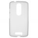 Силиконовая накладка Deexe Soft Case для Motorola Moto X Force - Gray (382106H). Фото 1 из 6