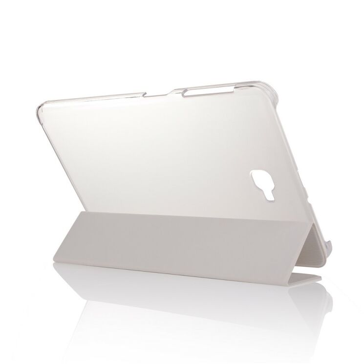 Чехол Deexe Toothpick Texture для Samsung Galaxy Tab A 10.1 (T580/T585) - White: фото 3 из 3
