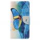 Чехол-книжка Deexe Color Wallet для Lenovo K6 Note - Blue Butterfly (133305J). Фото 1 из 5