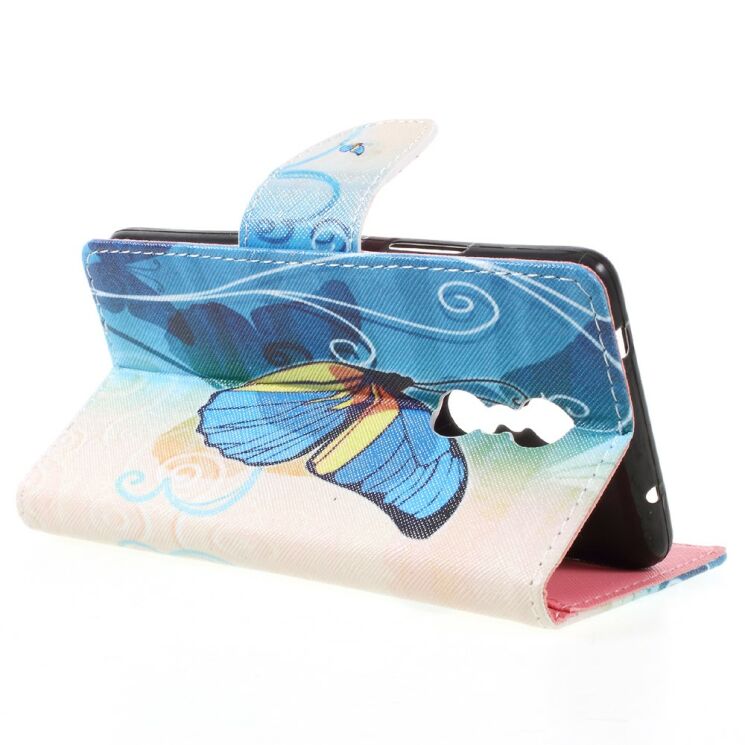 Чохол-книжка Deexe Color Wallet для Lenovo K6 Note - Blue Butterfly: фото 5 з 5