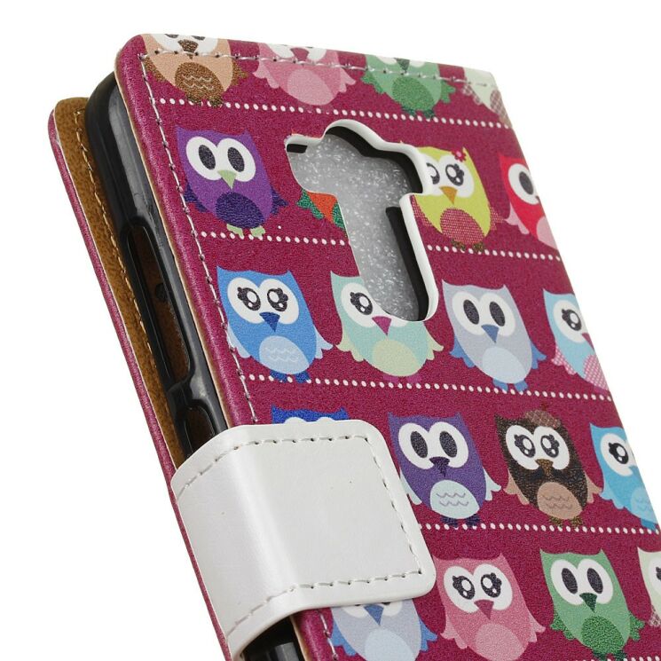 Чехол-книжка Deexe Color Wallet для Xiaomi Redmi 4 Prime / 4 Pro - Owl Pattern B: фото 3 из 6