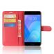 Чехол-книжка Deexe Wallet Style для Meizu M6 Note - Red (175600R). Фото 4 из 6