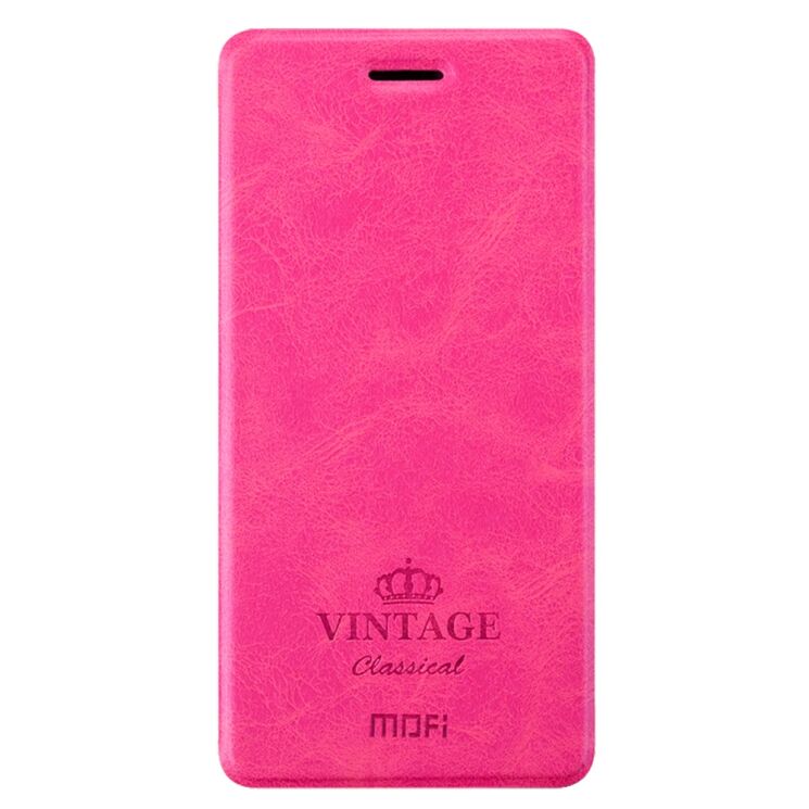 Чехол-книжка MOFI Vintage Series для Meizu M5s - Pink: фото 2 из 8