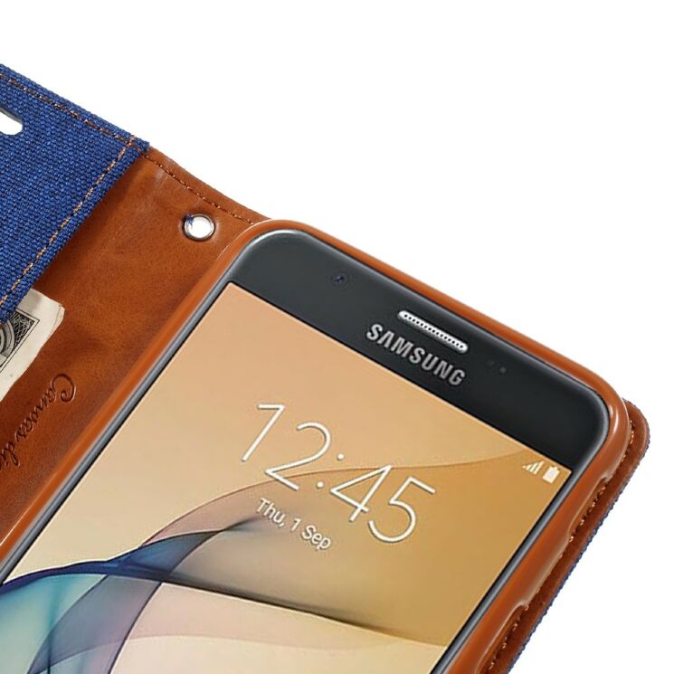 Чохол MERCURY Canvas Diary для Samsung Galaxy J5 Prime - Blue: фото 9 з 10