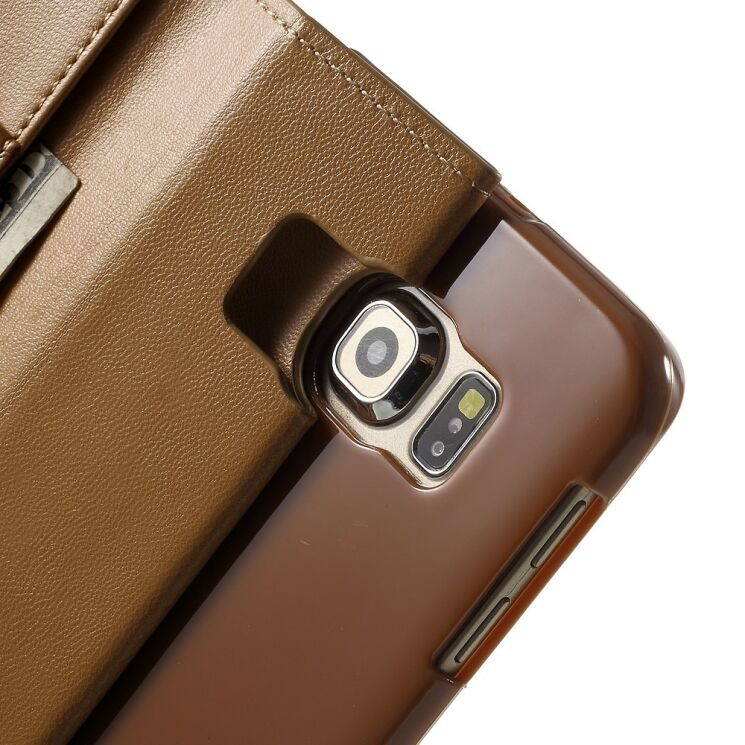 Чехол MERCURY Sonata Diary для Samsung Galaxy S6 edge (G925) - Brown: фото 7 из 9