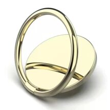 Кольцо-держатель для смартфона Deexe Ring Kickstand - Gold: фото 1 из 9