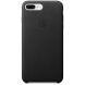 Оригинальный чехол Leather Case для Apple iPhone 7 Plus / 8 Plus (MQHM2) - Black (344001B). Фото 4 из 5