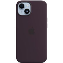 Оригінальний чохол Silicone Case with MagSafe для Apple iPhone 14 (MPT03) - Elderberry: фото 1 з 7