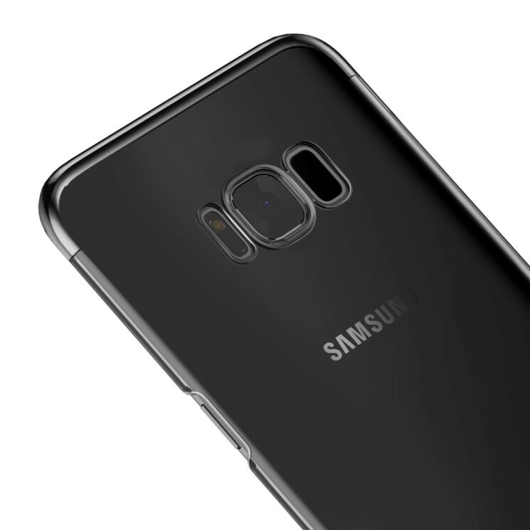 Пластиковый чехол BASEUS Glitter Shell для Samsung Galaxy S8 (G950) - Black: фото 9 из 21