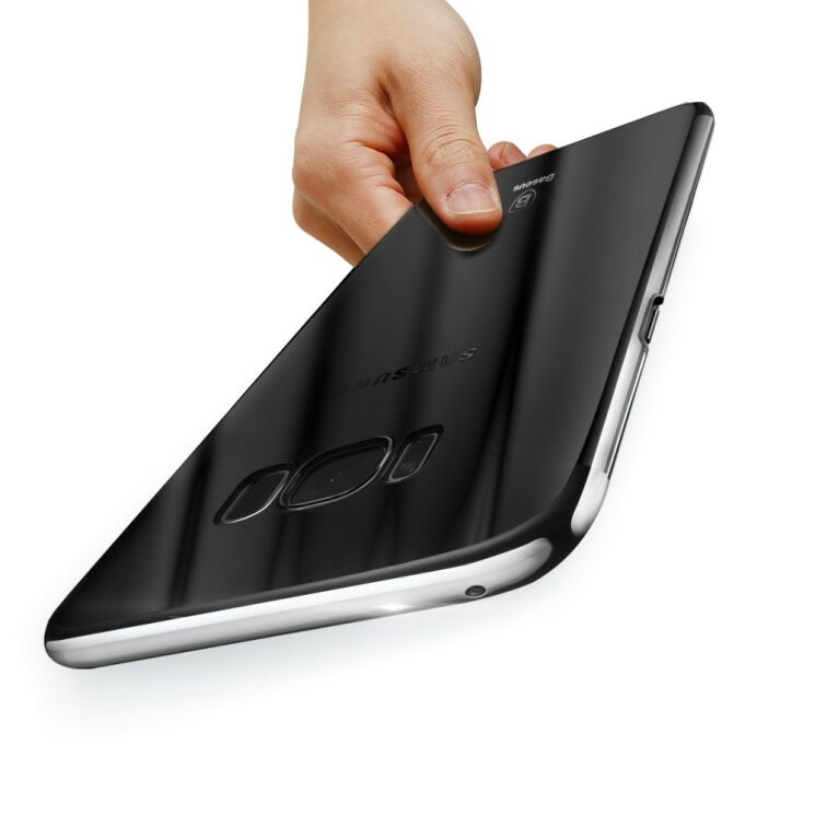 Пластиковий чохол BASEUS Glitter Shell для Samsung Galaxy S8 (G950) - Black: фото 2 з 21