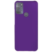 Пластиковый чехол Deexe Hard Shell для Motorola Moto G60 - Purple: фото 1 из 7