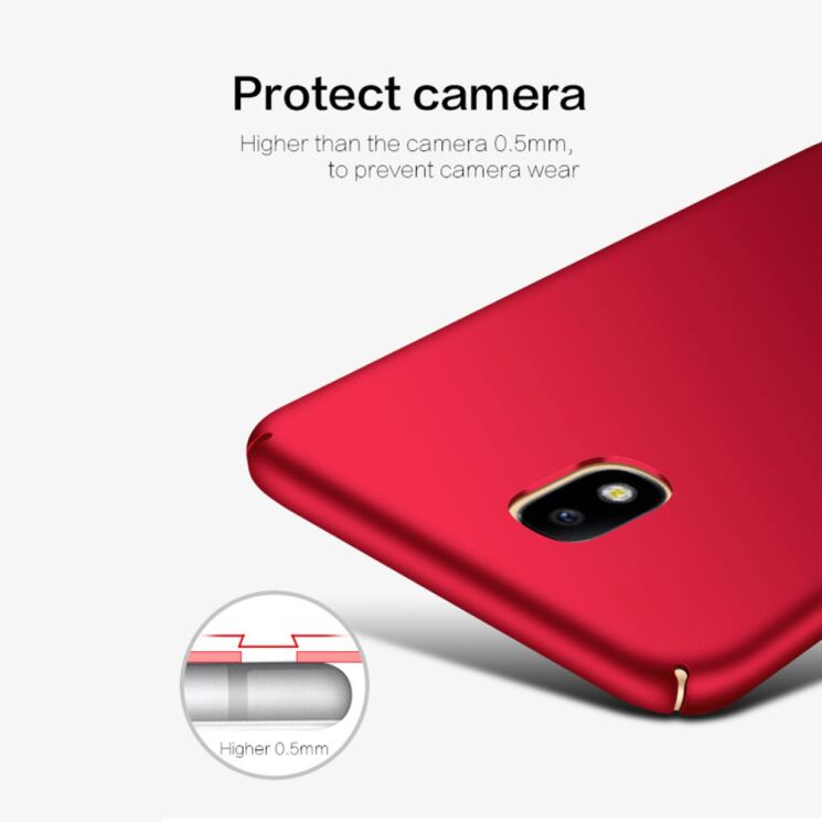 Пластиковый чехол MOFI Slim Shield для Samsung Galaxy J3 2017 (J330) - Red: фото 6 из 7