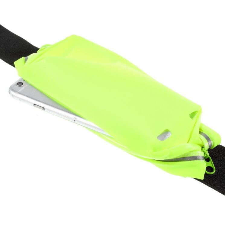 Спортивный чехол на пояс UniCase Running Belt (размер: L) - Green: фото 6 из 8