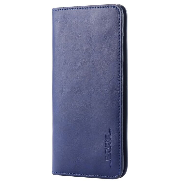 Універсальний чохол-портмоне FLOVEME Retro Wallet для смартфонів - Dark Blue: фото 1 з 11