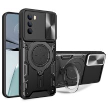 Захисний чохол Deexe Magnetic Space для Motorola Moto G62 - Black: фото 1 з 9