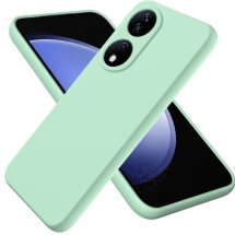 Захисний чохол Deexe Silicone Case для Honor X7b - Green: фото 1 з 8
