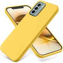 Захисний чохол Deexe Silicone Case для Nokia G22 - Yellow: фото 1 з 8