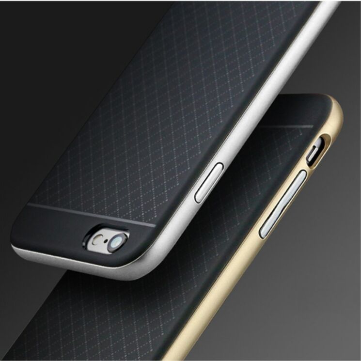 Защитный чехол IPAKY Hybrid для iPhone 6/6s - Silver: фото 5 из 10