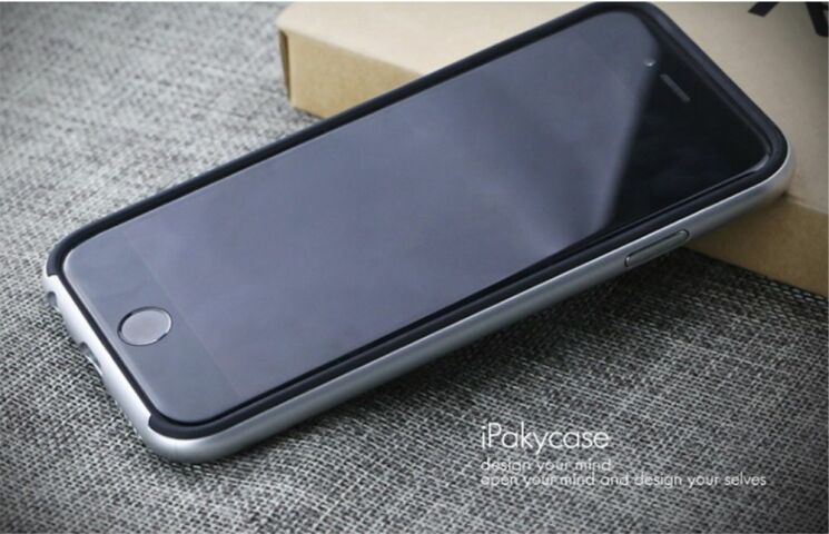 Захисний чохол IPAKY Hybrid для iPhone 6/6s - Silver: фото 3 з 10