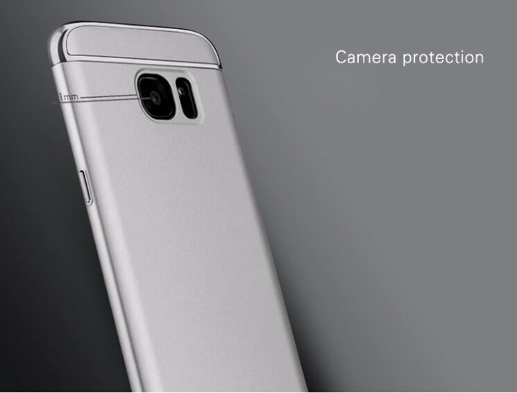 Защитный чехол IPAKY Slim Armor для Samsung Galaxy S7 edge (G935) - Silver: фото 7 из 10