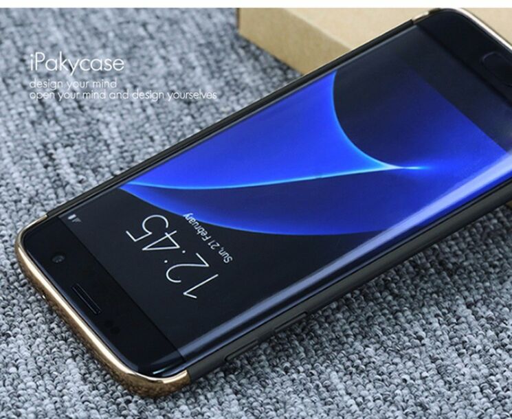 Захисний чохол IPAKY Slim Armor для Samsung Galaxy S7 edge (G935) - Black: фото 3 з 10
