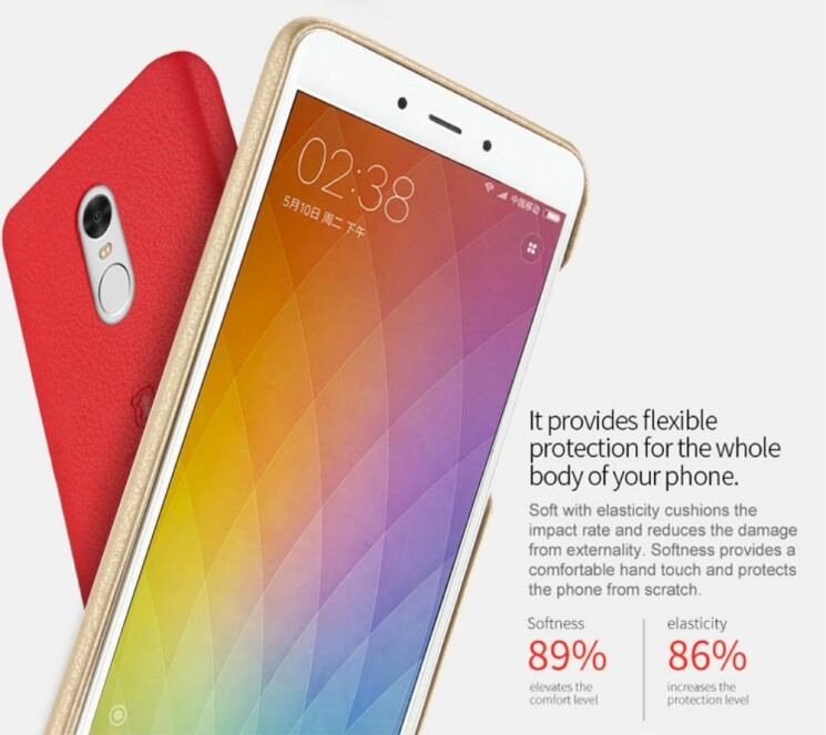 Захисний чохол LENUO Music Case для Xiaomi Redmi Note 4 - Brown: фото 9 з 13