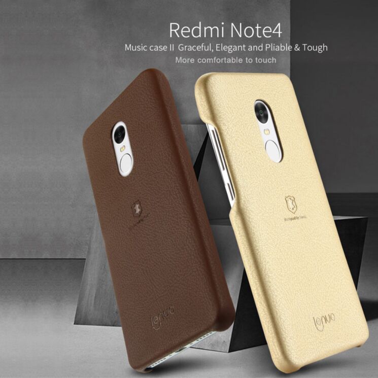 Захисний чохол LENUO Music Case для Xiaomi Redmi Note 4 - Red: фото 6 з 13