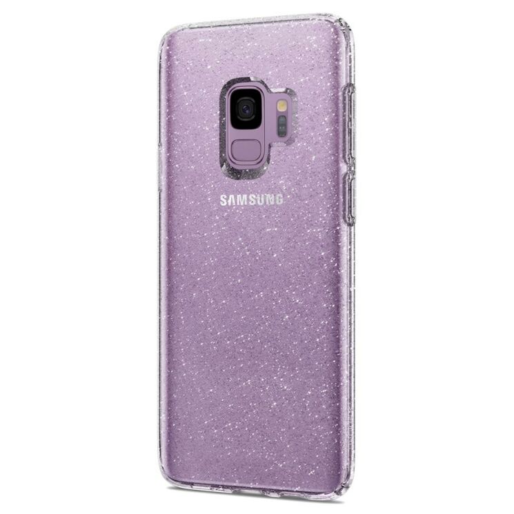 Защитный чехол Spigen SGP Liquid Crystal Glitter для Samsung Galaxy S9 (G960) - Crystal Quartz: фото 4 из 15