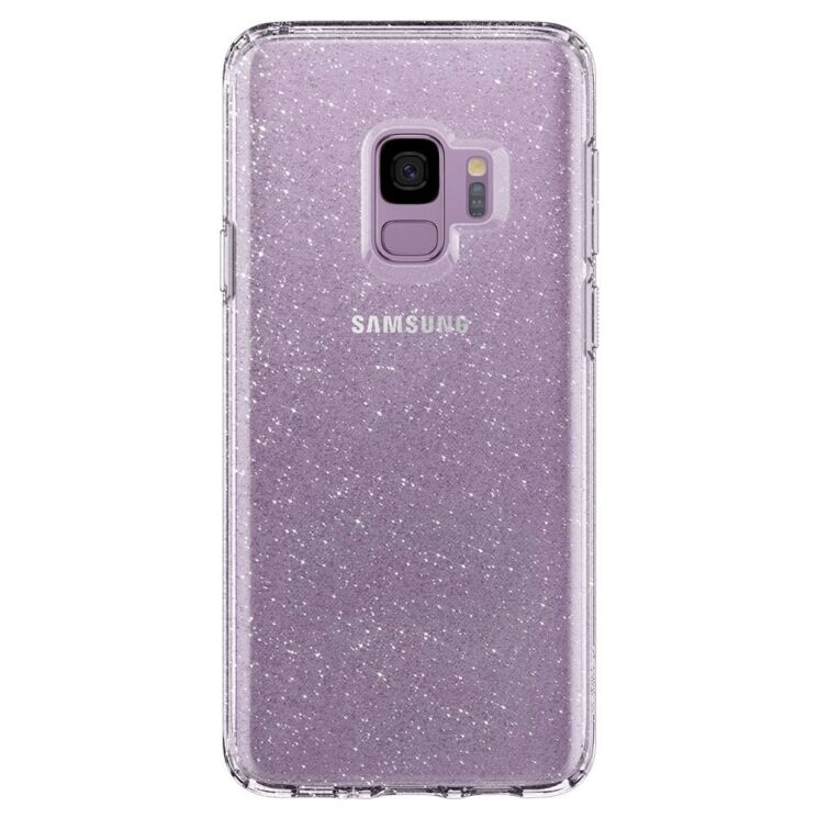 Защитный чехол Spigen SGP Liquid Crystal Glitter для Samsung Galaxy S9 (G960) - Crystal Quartz: фото 5 из 15