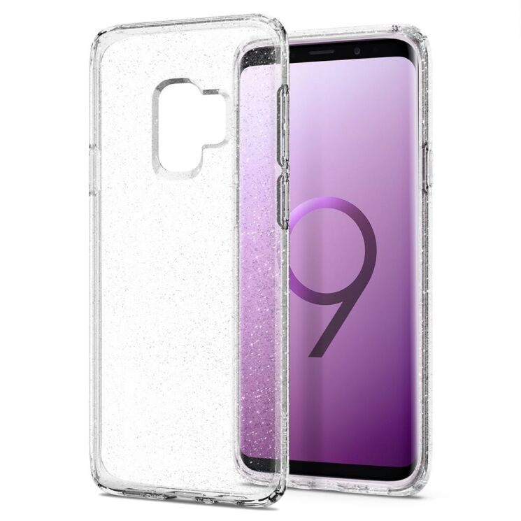 Захисний чохол Spigen SGP Liquid Crystal Glitter для Samsung Galaxy S9 (G960) - Crystal Quartz: фото 3 з 15