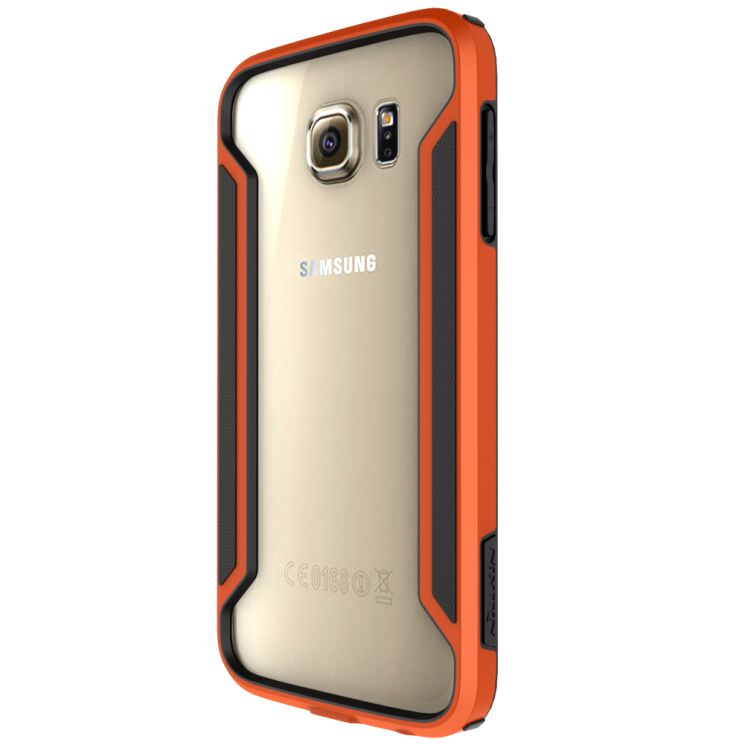 Защитный бампер NILLKIN Slim Border Series для Samsung Galaxy S6 (G920) - Orange: фото 3 из 16
