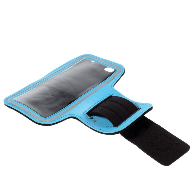 Чехол на руку UniCase Run&Fitness Armband L для смартфонов шириной до 86 мм - Blue: фото 5 из 9