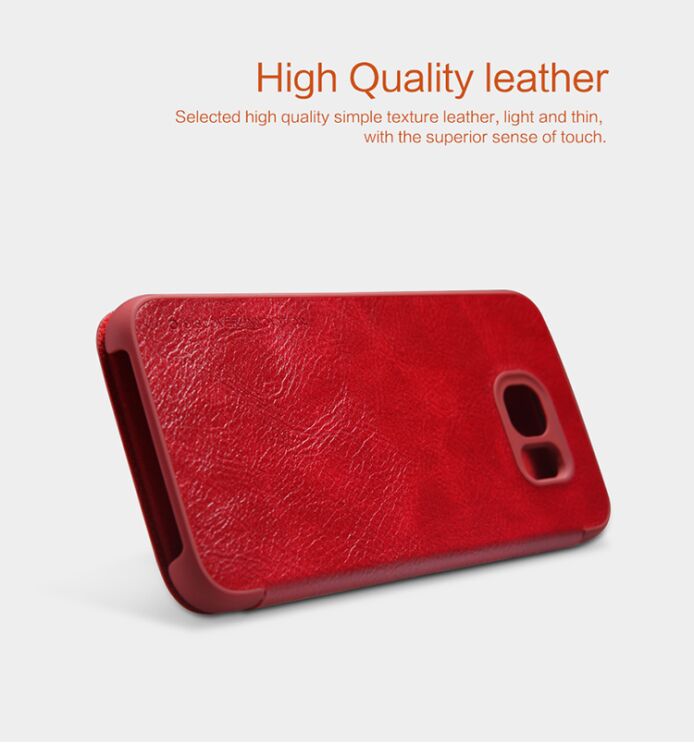 Чехол NILLKIN Qin Series для Samsung Galaxy S6 (G920) - Red: фото 8 из 15