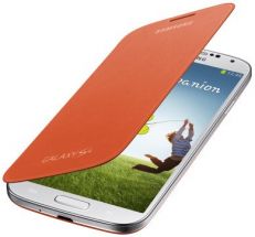 Чехол Flip Сover для Samsung Galaxy S4 (i9500) - Orange: фото 1 из 2