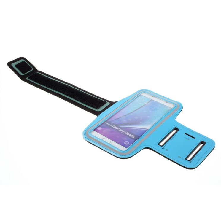 Чехол на руку UniCase Run&Fitness Armband L для смартфонов шириной до 86 мм - Blue: фото 4 из 9