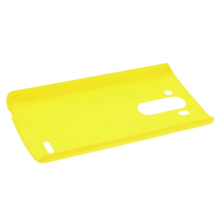 Пластиковая накладка Deexe Hard Shell для LG G3s (D724) - Yellow: фото 4 з 6