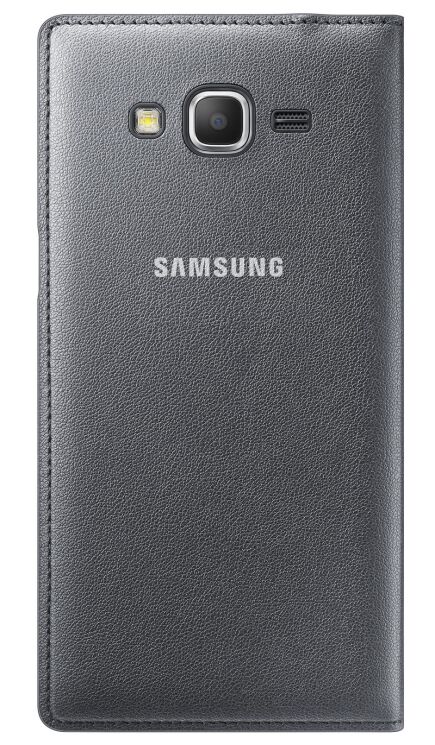 Чехол Flip Cover для Samsung Galaxy Grand Prime (G530) EF-WG530BFEGRU - Black: фото 4 из 5