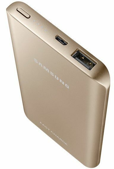Внешний аккумулятор Samsung Fast Charging EB-PN920UFRGRU 5200 mAh - Gold: фото 4 из 9