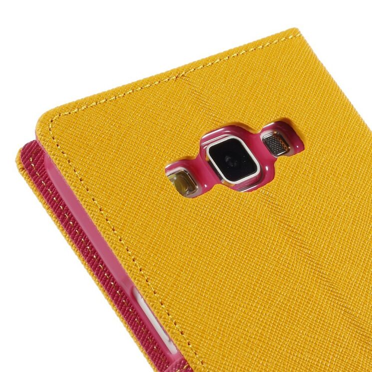 Чехол Mercury Fancy Diary для Samsung Galaxy A7 (A700) - Yellow: фото 10 из 11