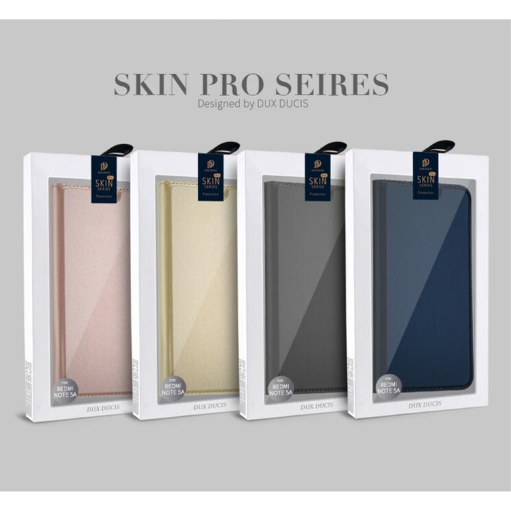 Чехол-книжка DUX DUCIS Skin Pro для Xiaomi Redmi Note 5A - Gold: фото 25 из 25