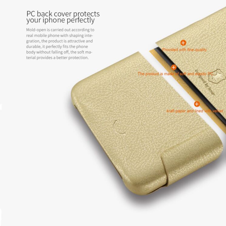 Чохол-книжка LENUO LeDream для Xiaomi Redmi Note 4X - Brown: фото 8 з 13