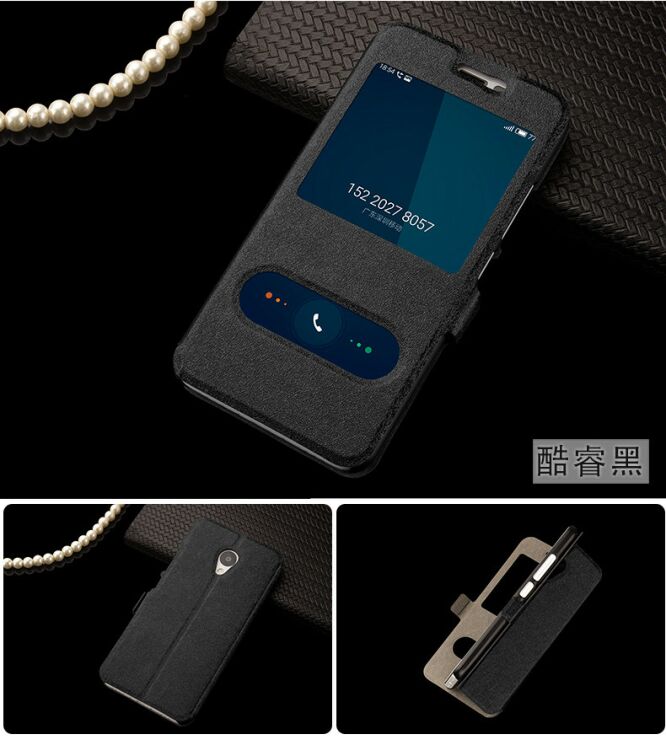 Чохол-книжка UniCase View Series для Meizu M3e - Black: фото 2 з 10