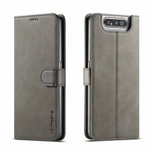 Чехол LC.IMEEKE Wallet Case для Samsung Galaxy A80 (A805) - Grey: фото 1 из 13