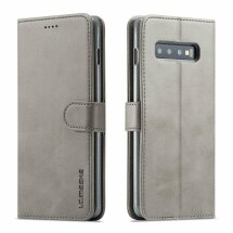 Чохол LC.IMEEKE Wallet Case для Samsung Galaxy S10 (G973) - Grey: фото 1 з 9