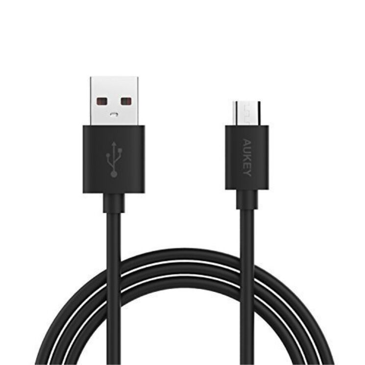 Кабель передачі даних AUKEY Micro USB (2m) - Black: фото 1 з 8